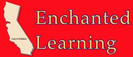 Enchanted Learning links to information, maps, symbols, geography, and more, about .