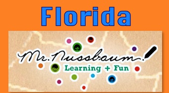 Mr. Nussbaum provides state facts, a map, Florida history, word searches, and more.